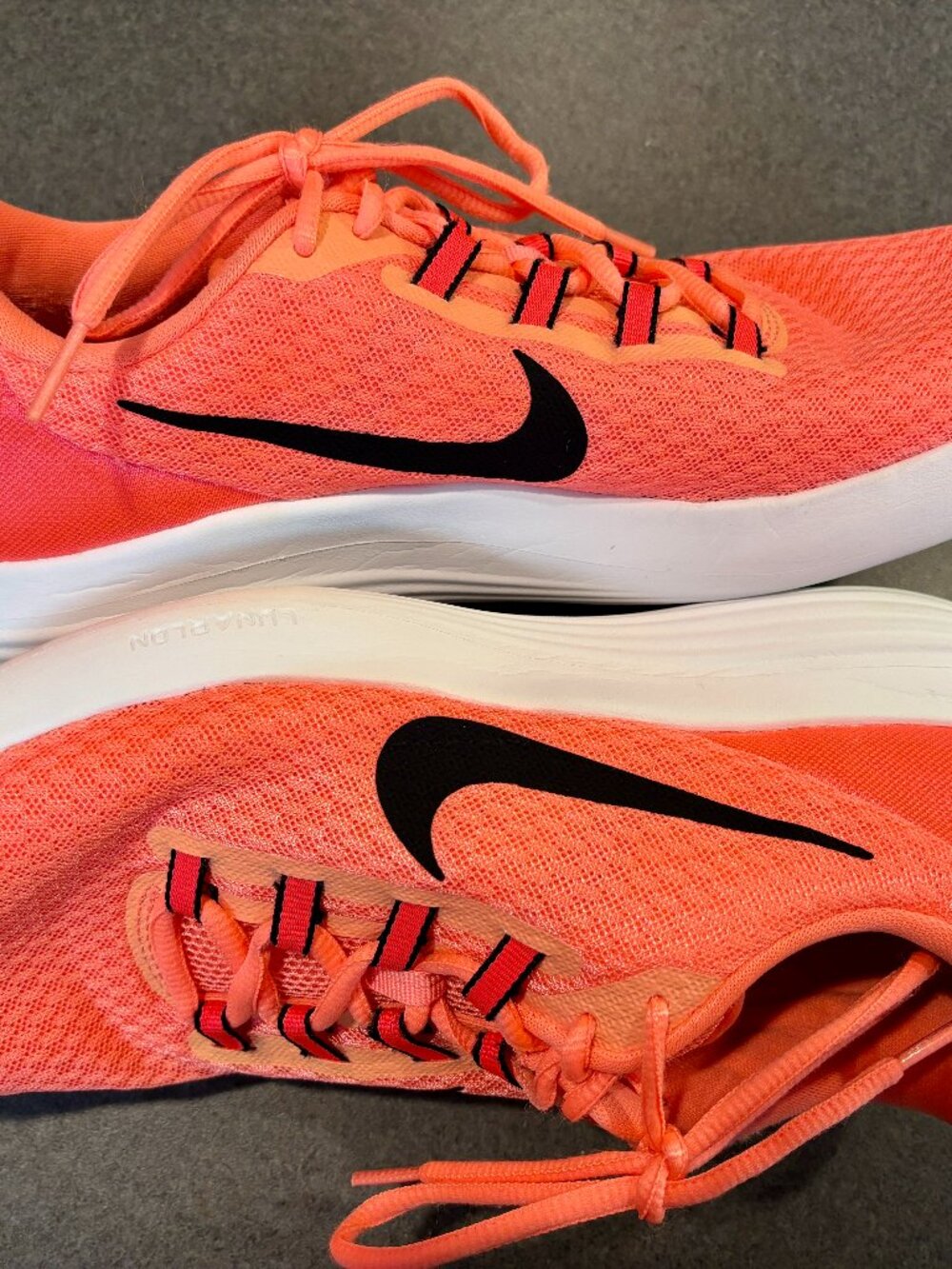 ~~Nike Lunar converge Shoes Women's 10 Running Sneakers Pink Orange Mesh***